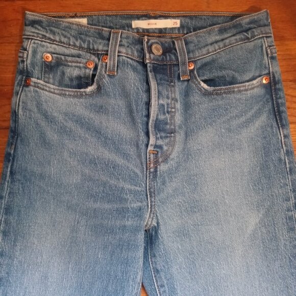 LEVI'S wedgie jeans in these dreams (sz25) - Picture 6 of 16
